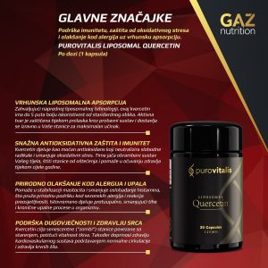 Purovitalis Liposomal Quercetin - Slika 3