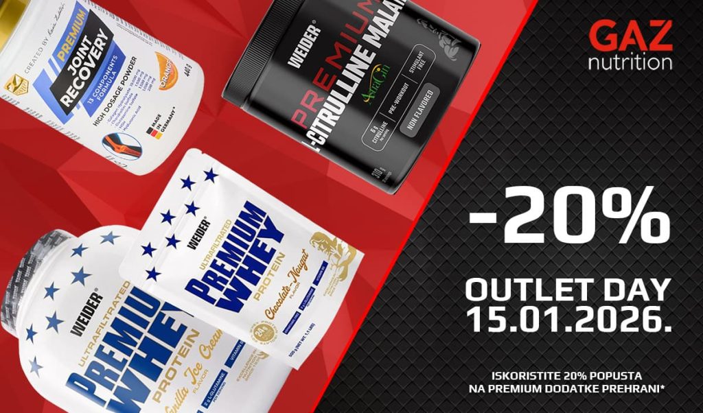 OUTLET DAY 15.01.2026. – 20% na sav asortiman!