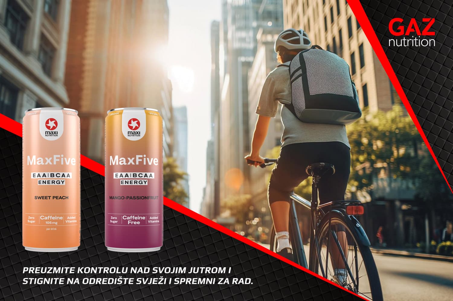 MaxFive EAA BCAA Energy Drink