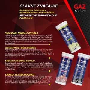 MaxiNutrition Hydration Tabs - Slika 3