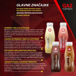 MaxiNutrition MaxShake Lactose Free - Slika 3