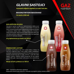 MaxiNutrition MaxShake Lactose Free - Slika 5