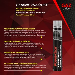 Powerbar Black Line L-Carnitine Liquid - Slika 3