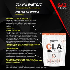 Pure Gold CLA + Carnitine - Slika 5