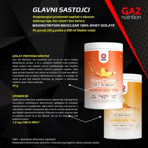 MaxiNutrition MaxClear 100% Whey Isolate - Slika 5