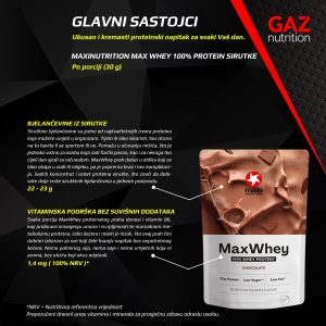MaxiNutrition Max Whey 100% Protein Sirutke - Slika 5