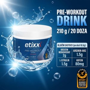 Etixx Pre-Workout Drink - Slika 2