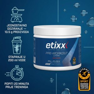 Etixx Pre-Workout Drink - Slika 5