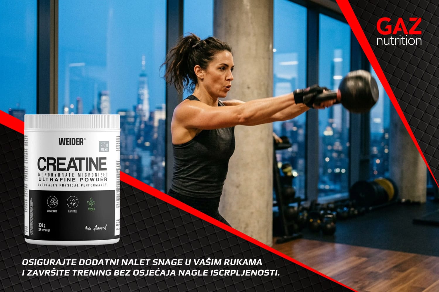 Weider Creatine Monohydrate Micronised Powder sastav
