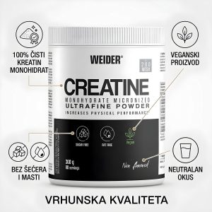 Weider Creatine Monohydrate Micronised Powder - Slika 2