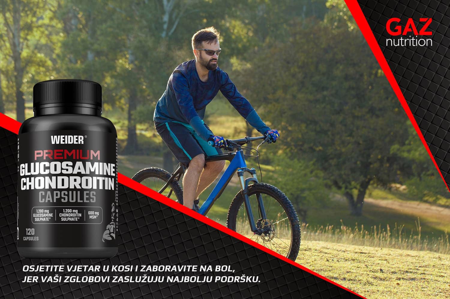Weider Premium Glucosamine Chondroitin kapsule sastav