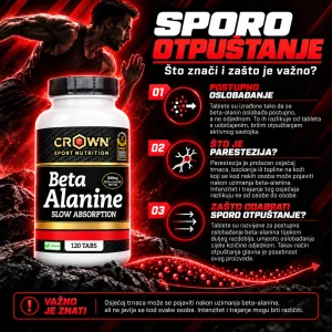 Crown Sport Nutrition Beta-Alanine - Slika 4