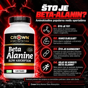 Crown Sport Nutrition Beta-Alanine - Slika 3