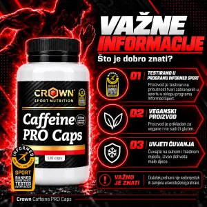 Crown Sport Nutrition Caffeine Pro Caps - Slika 5