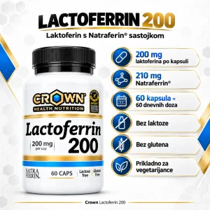 Crown Health Nutrition Lactoferrin 200 - Slika 2