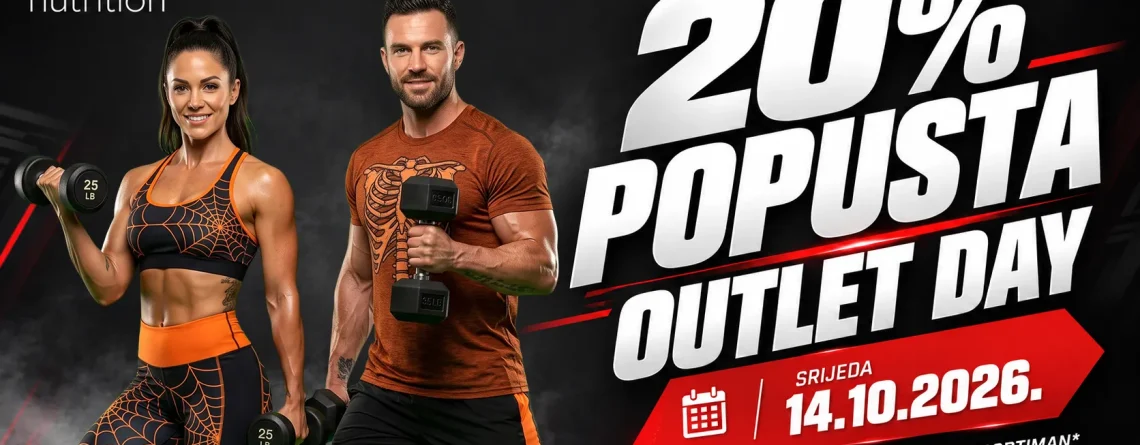 GAZ Nutrition Outlet Day 14.10.2026. – 20 % popusta